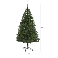 Nearly Natural Northern Tip 6 Foot Pine Christmas Tree