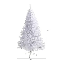 Nearly Natural Foot White Pine With Bendable Branches Christmas Tree