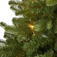 Nearly Natural 3 Foot Washington Fir With 50 Clear Lights Pre-Lit Christmas Tree