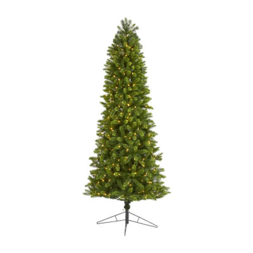 Nearly Natural 8 Foot Spruce With 1294 Bendable Branches And 600 Warm White (Multifunction) Led Lights Pre-Lit Christmas Tree