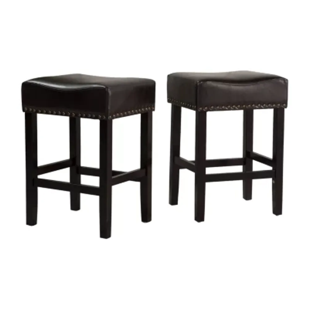 Laramie 2-pc. Counter Height Upholstered Bar Stool