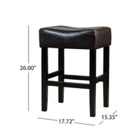 Portman 2-pc. Counter Height Upholstered Bar Stool