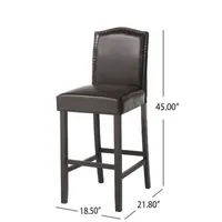 Markson 2-pc. Upholstered Bar Stool