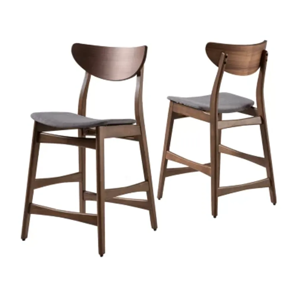 Gavin 2-pc. Counter Height Upholstered Bar Stool