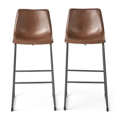 Cedric 2-pc. Upholstered Bar Stool