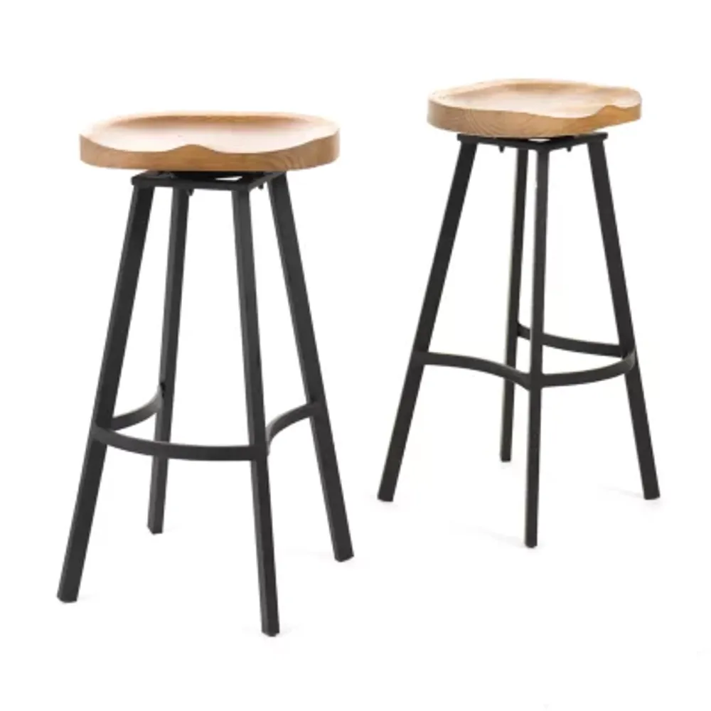 Silas 2-pc. Swivel Bar Stool