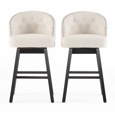 Ogden 2-pc. Upholstered Swivel Bar Stool