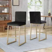 Toucanet 2-pc. Upholstered Bar Stool