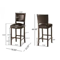 Mayfield 2-pc. Upholstered Bar Stool