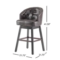 Ogden 2-pc. Upholstered Swivel Bar Stool