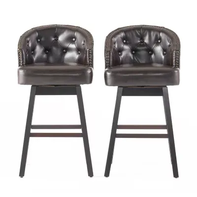 Ogden 2-pc. Upholstered Swivel Bar Stool