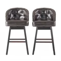 Ogden 2-pc. Upholstered Swivel Bar Stool