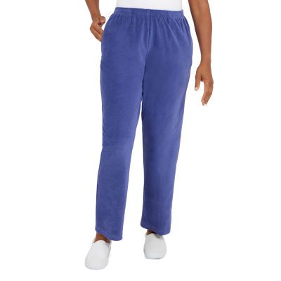 Alfred Dunner The Big Easy Womens Mid Rise Straight Pull-On Pants