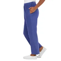 Alfred Dunner The Big Easy Womens Mid Rise Straight Pull-On Pants