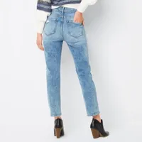 a.n.a Womens High Rise Curvy Straight Leg Jean
