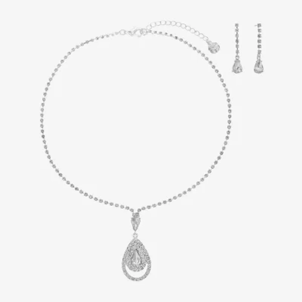 Monet Jewelry Pendant Necklace And Drop Earring 2-pc. Jewelry Set