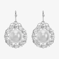 Monet Jewelry Simulated Pearl Drop Earrings