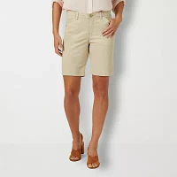 Lee Womens Mid Rise Bermuda Short