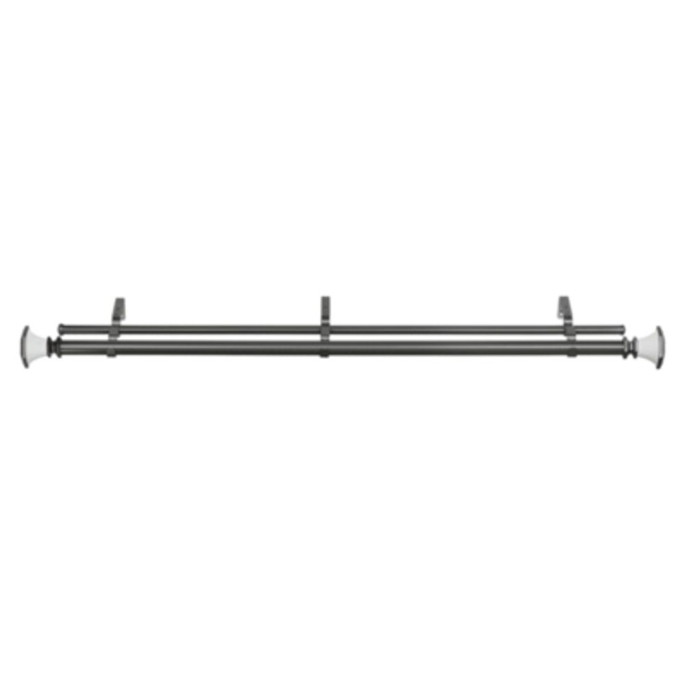 ASSTD NATIONAL BRAND Buono II Monet Double Curtain Rod