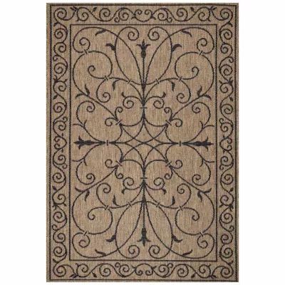 nuLoom Kathleen Outdoor Krem Rug