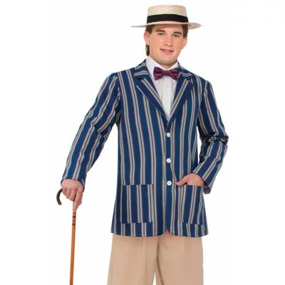 Roaring 20'S Boater Jacket Mens Costume