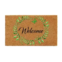 Calloway Mills Vine Wreath Outdoor Rectangular Doormat