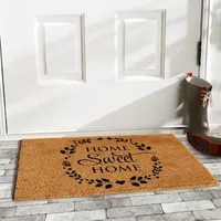 Calloway Mills Sweet Wreath Outdoor Rectangular Doormats