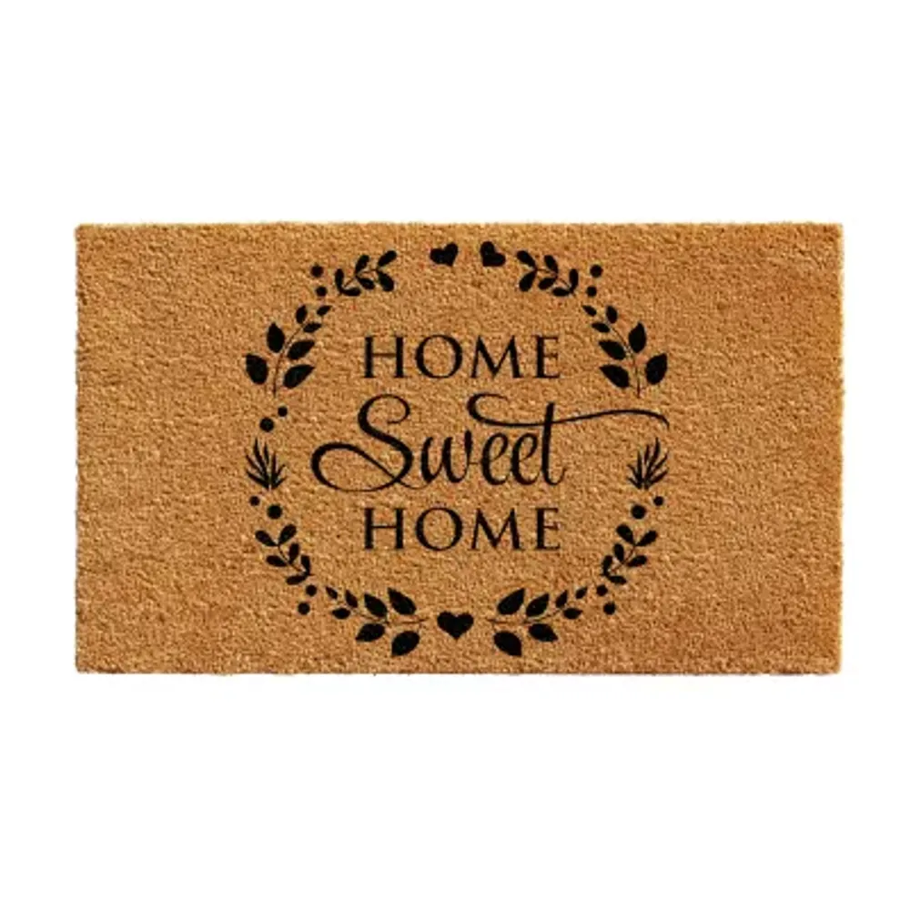 Calloway Mills Sweet Wreath Outdoor Rectangular Doormat