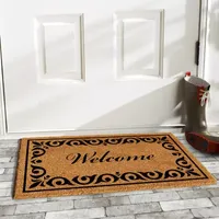 Calloway Mills Breaux Welcome Outdoor Rectangular Doormat