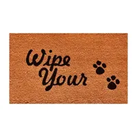 Calloway Mills Wipe Your Paws Outdoor Rectangular Doormats