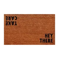 Calloway Mills Hey There Outdoor Rectangular Doormat