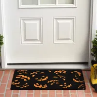 Calloway Mills Scary Pumpkins Outdoor Rectangular Doormat