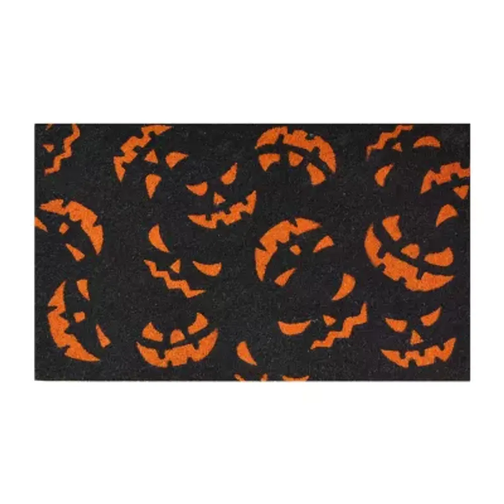 Calloway Mills Scary Pumpkins Outdoor Rectangular Doormat