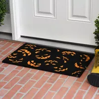 Calloway Mills Scary Pumpkins Outdoor Rectangular Doormat