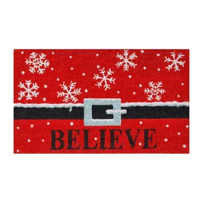 Calloway Mills Believe Outdoor Rectangular Doormats