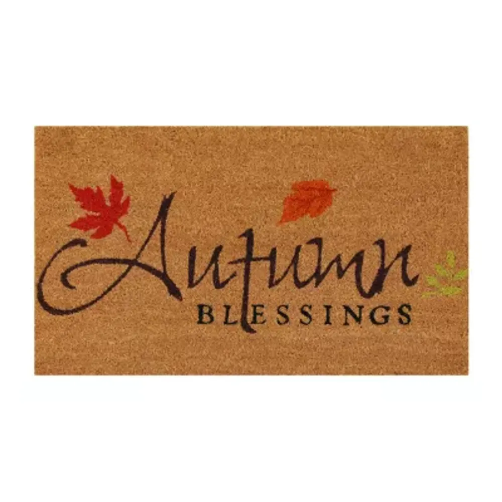 Calloway Mills Autumn Blessings Outdoor Rectangular Doormat