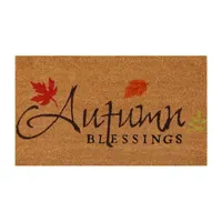 Calloway Mills Autumn Blessings Outdoor Rectangular Doormat