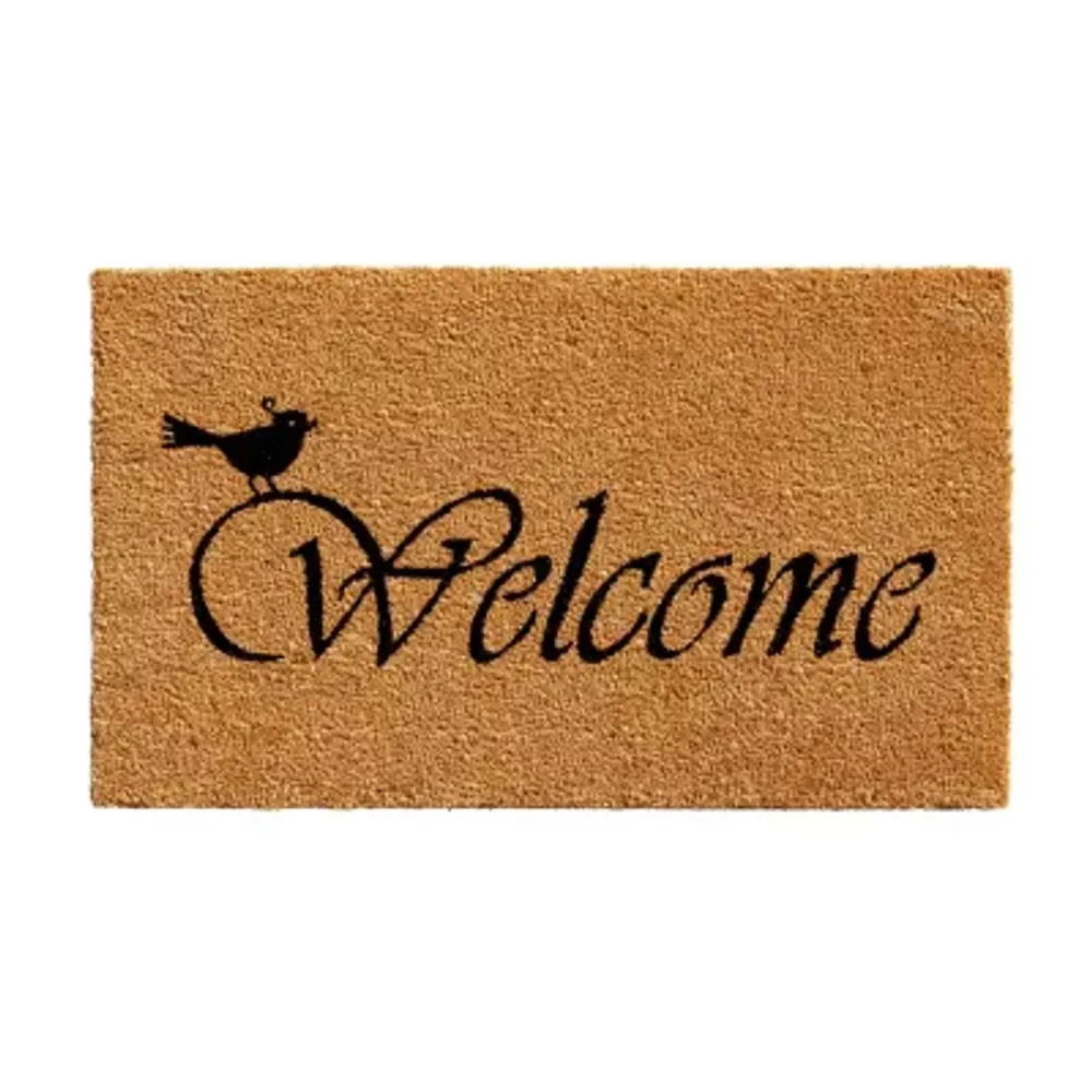 Calloway Mills Chirp Welcome Outdoor Rectangular Doormat