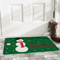 Calloway Mills Christmas Snowman Outdoor Rectangular Doormats