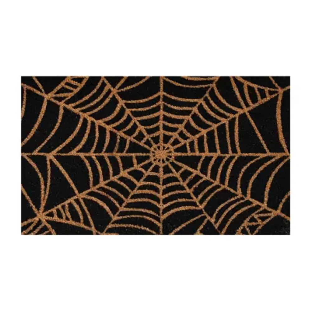 Calloway Mills Scary Web Outdoor Rectangular Doormats