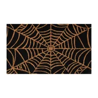 Calloway Mills Scary Web Outdoor Rectangular Doormat