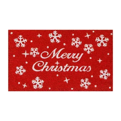 Calloway Mills Christmas Stars Outdoor Rectangular Doormat