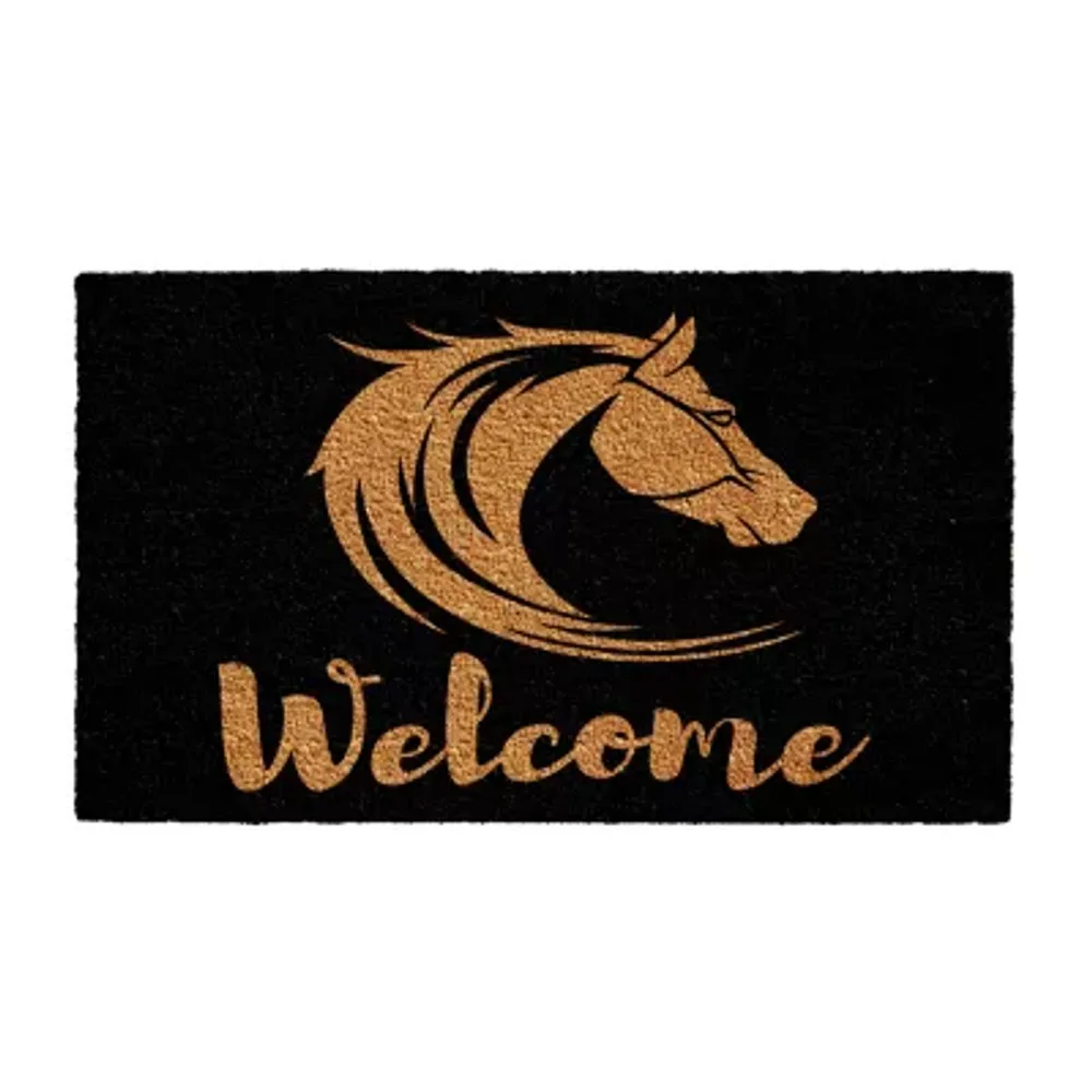 Calloway Mills Stallion Welcome Outdoor Rectangular Doormats