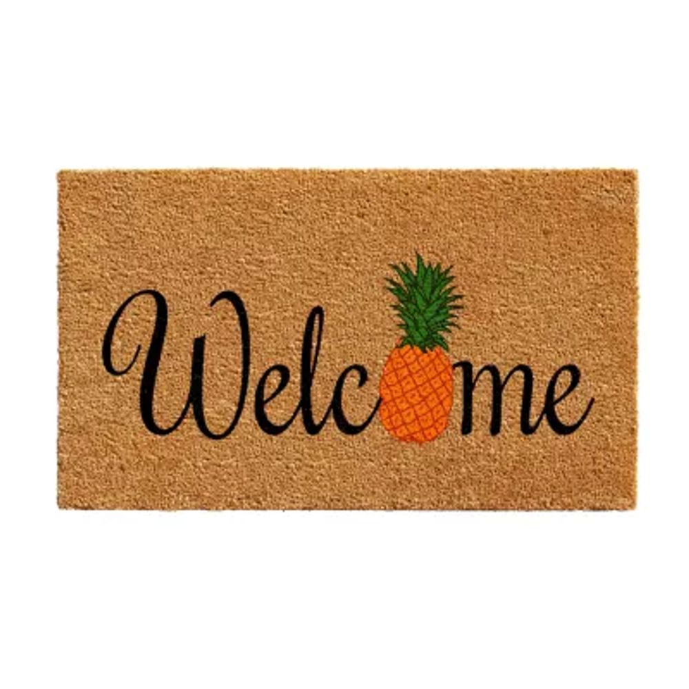 Calloway Mills Pineapple Fun Outdoor Rectangular Doormats