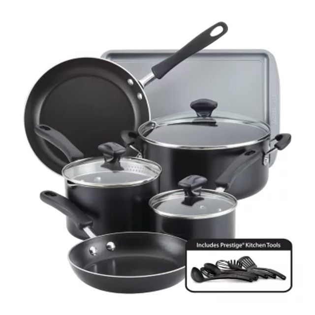 Farberware Classic Traditions Stainless Steel 12-pc. Cookware Set, Color:  Silver - JCPenney