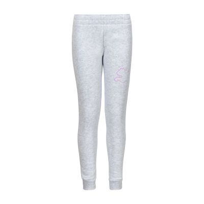 PUMA Big Girls Jogger Cuffed Fleece Sweatpant