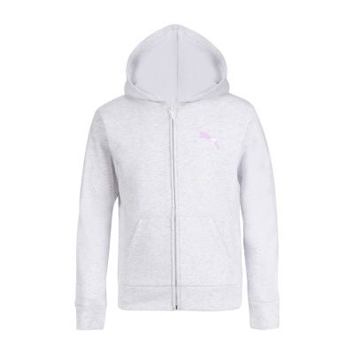 PUMA Big Girls Fleece Zipper Hoodie