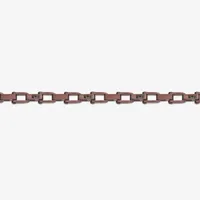 Stainless Steel 8 1/2 Inch Solid Link Chain Bracelet