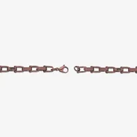 Stainless Steel 8 1/2 Inch Solid Link Chain Bracelet