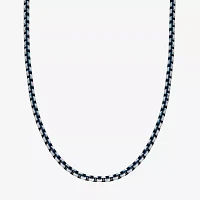 Stainless Steel Inch Solid Box Chain Necklace